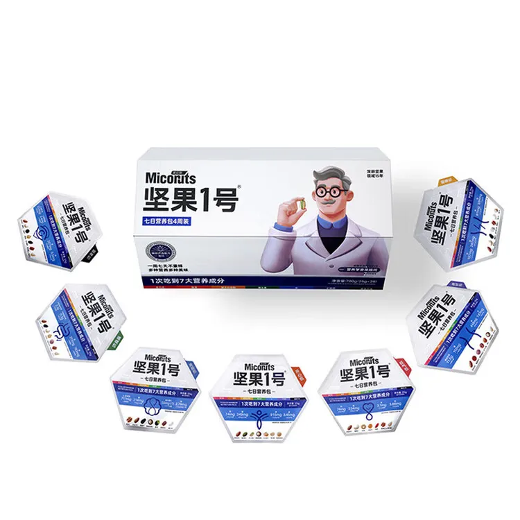 美荻斯坚果1号七日营养包每日坚果礼盒700g 全球甄选果仁果干组合