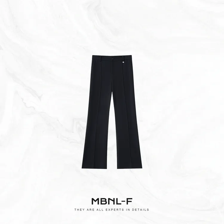 MBNL-F“直筒线感裤”三醋酯混纺舒适修身直筒裤 秦磊JN-XKZ1035