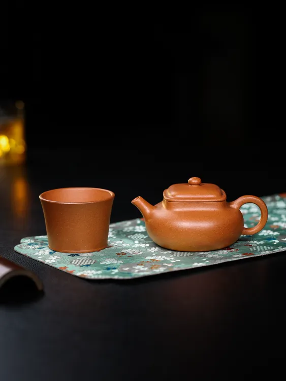 九溪堂 闻鉴 宜兴紫砂壶 野山红泥 乾坤壶 180cc