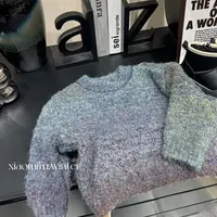 现货【米哆多】韩版男童2024秋款拼色针织儿童圆领加厚毛衣517