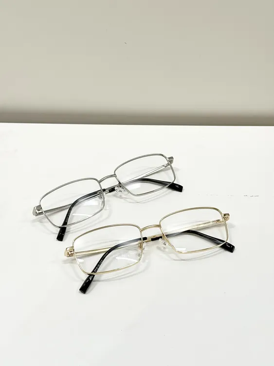 【17SR】金丝御姐银框氛围感装饰镜平光复古网红