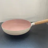 新款粉色平底锅高颜值不粘锅F5