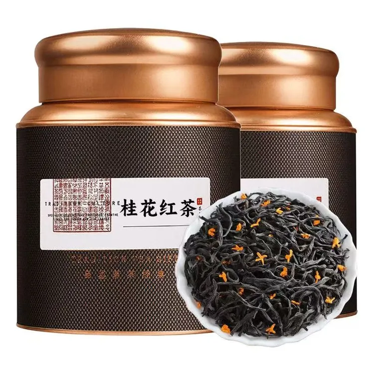 桂花红茶福建武夷山正山小种2025新茶花香浓香型正品送礼茶叶罐装