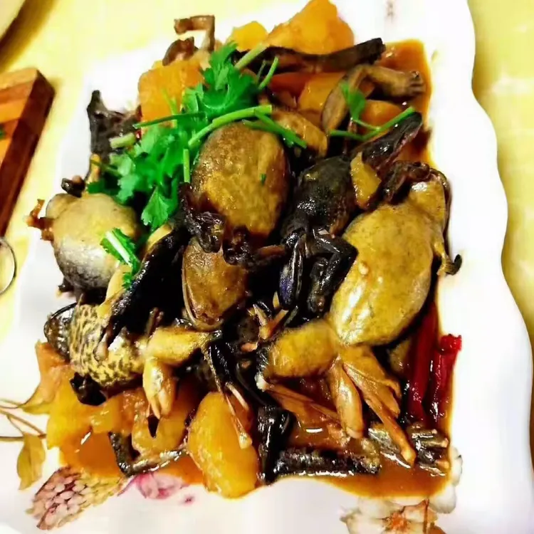 东北河鲜酱炖蛤蟆（做熟顺丰发货）一斤母送半斤公