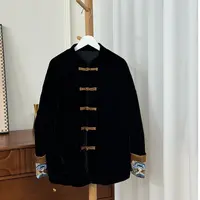 新中式复古撞色盘扣新款棉服 J266