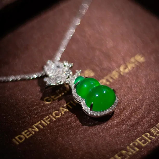 铜合金仿水晶项链 【1414】 小 周年珍藏英｜经典原标克拉款CrownFre