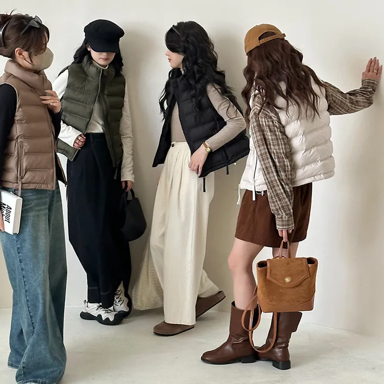 【现货+运费险】新款韩版立领百搭风显瘦保暖街头风排骨棉马甲外套