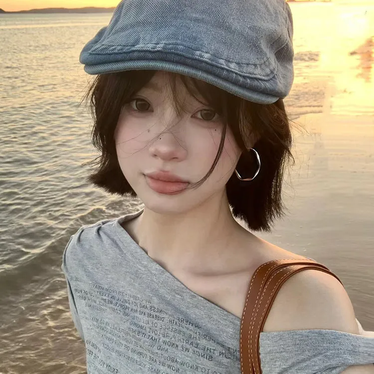 合金耳饰 莫比乌斯耳环小众ins轻奢新款耳钉925银针素圈高级耳饰