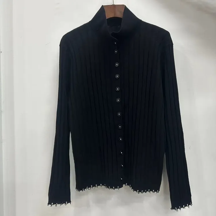 朱总服饰2023027毛边百搭衬衣