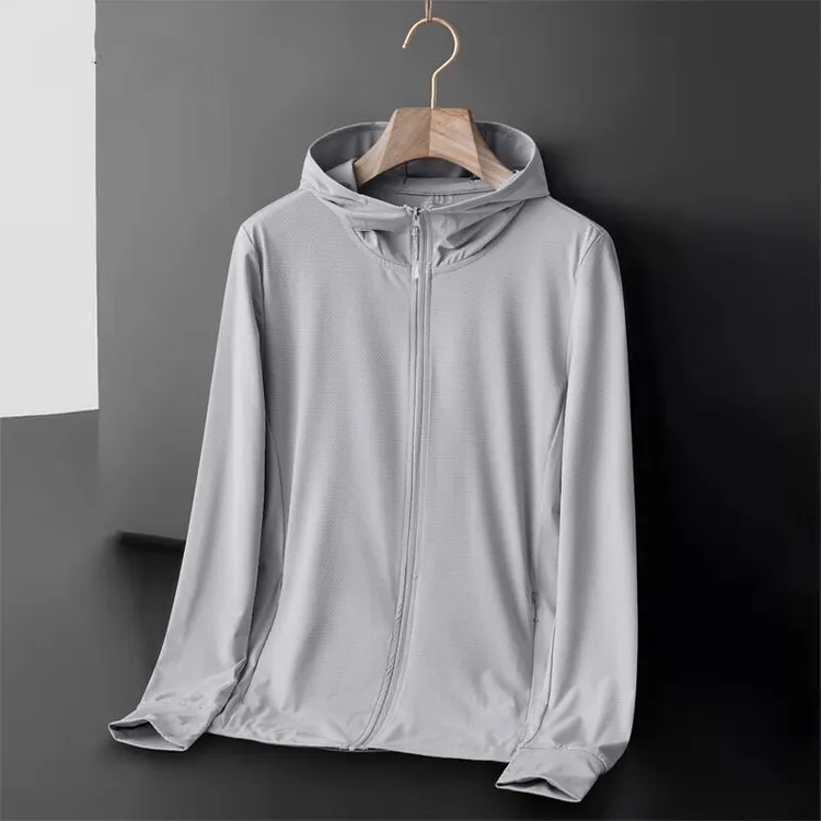 冰丝长袖防晒衣男女通用夏季透气防紫外线超薄户外外套