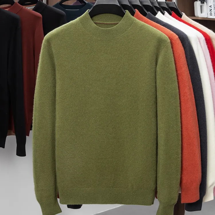 【塔尖款】【羊毛拉绒】100%绵羊毛厚款美丽诺羊毛100支毛条半高领