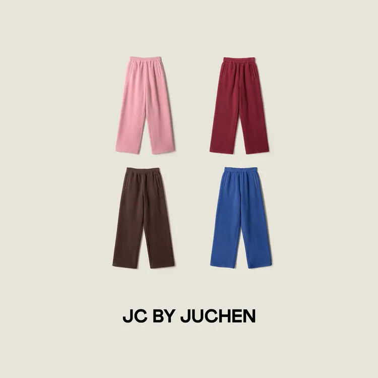 “深冬保命裤啊！“ 秋冬双面大颗粒绒可调节裤脚加厚卫裤FW111806