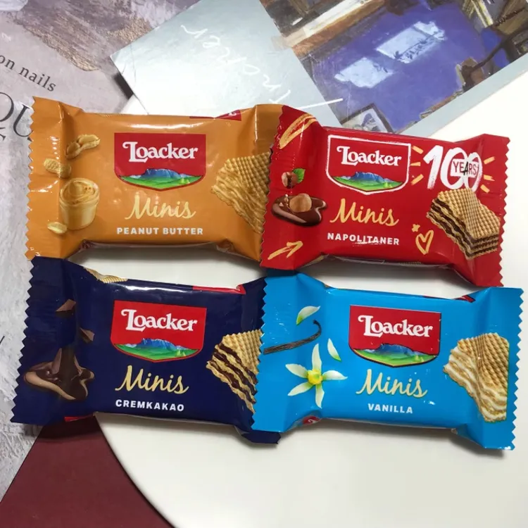 莱家进口威化饼干榛子味高端休闲零食下午茶点心年货伴手礼