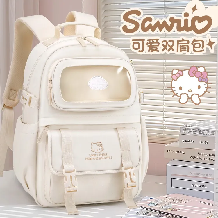 HelloKitty儿童书包女孩小学生三丽鸥2025新款4-6年级女童双肩包3