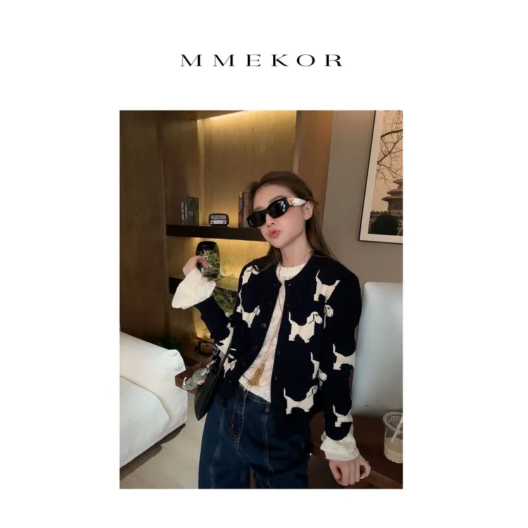 MMEKOR“旺旺毛衣” 2025新款秋款活力常青藤百搭上衣 30692