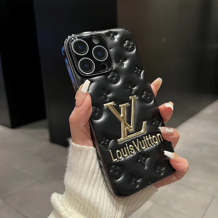 适用苹果16手机壳老花奢华15pro自带镜头膜14/13网红高级12潮牌女