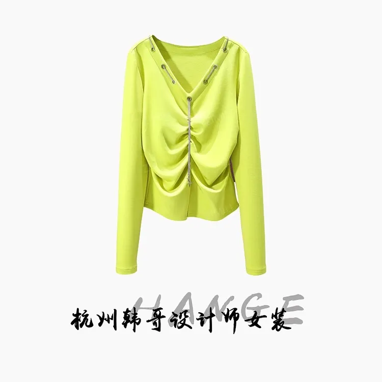 【韩哥欧货女装】冬季热感系列《巴洛克》高弹显瘦打底上衣26193-C1