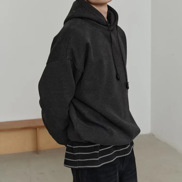 潮嘢2025条纹长袖休闲风宽松型慵懒风T恤针织秋冬灰色时尚