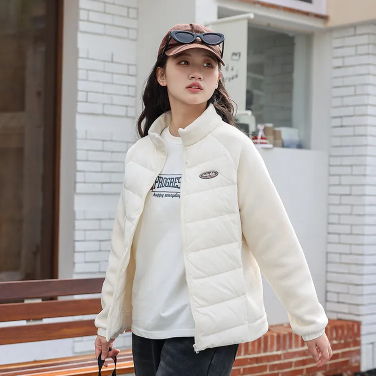 初高中学生秋冬季轻薄羽绒服外套青少年女孩羽绒内胆校服神器保暖