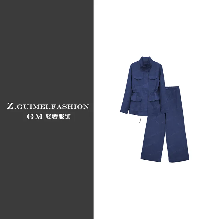 【肆姐高定】老钱风极简亚麻休闲套装XY2968