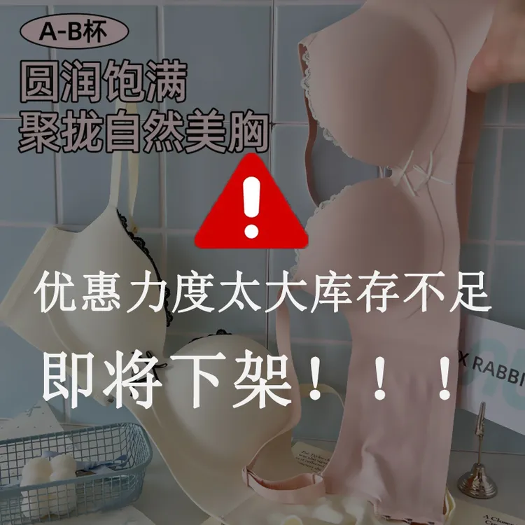奢依绮聚拢内衣女士小胸显大无痕收副乳防下垂舒适无钢圈文胸罩