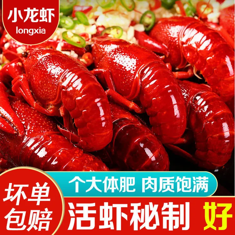一众香鲜活烧制小龙虾即食麻辣十三香蒜香泥小龙虾熟食真空包盒装