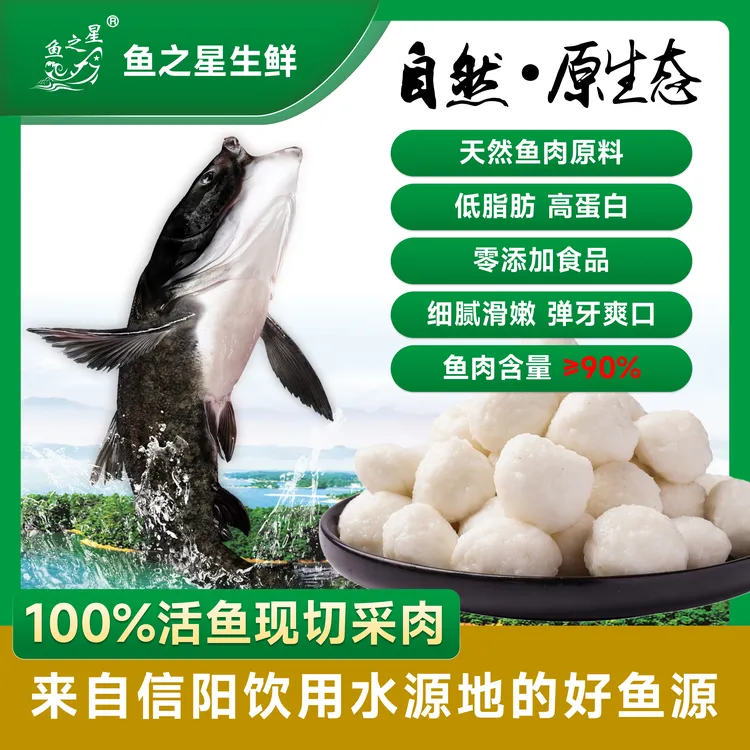 【鱼丸*5包】鱼肉含量90% 零添加剂 火锅丸 100%活鱼肉原料200g