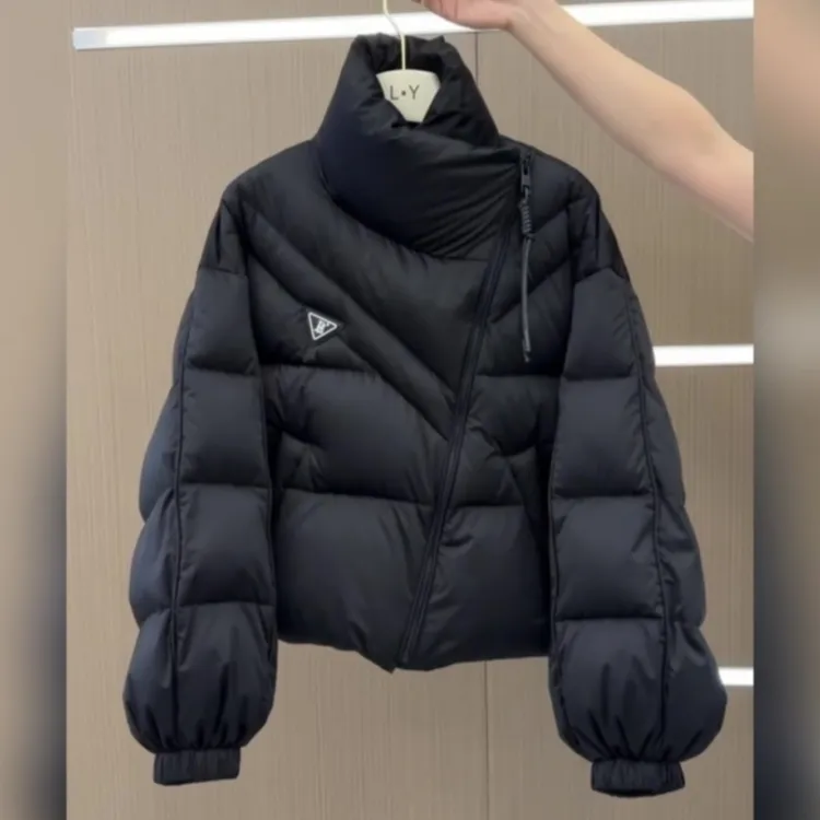 外套短款时尚休闲百搭秋冬立领冬季显瘦网红黑色宽松棉服加厚女装