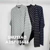 【SHUTIAO】2025夏季：新款小众设计款T恤A25F03636
