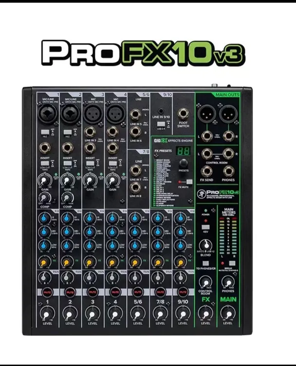 美奇poFxV3 10/12 调音台+数字转换器