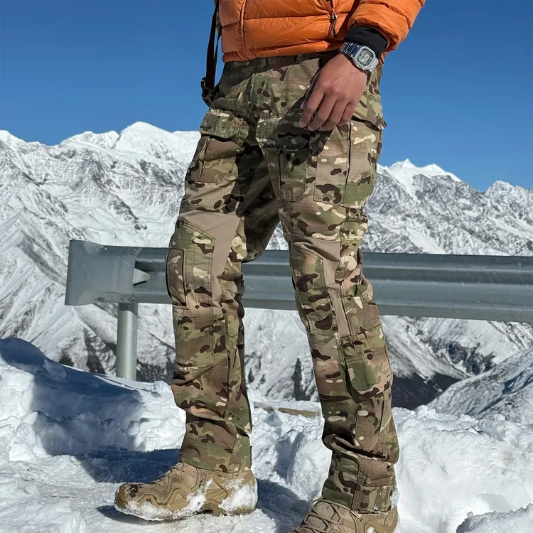 GUNCHILL户外G3迷彩战术裤男多口袋工装裤防刮耐磨登山徒步作训裤