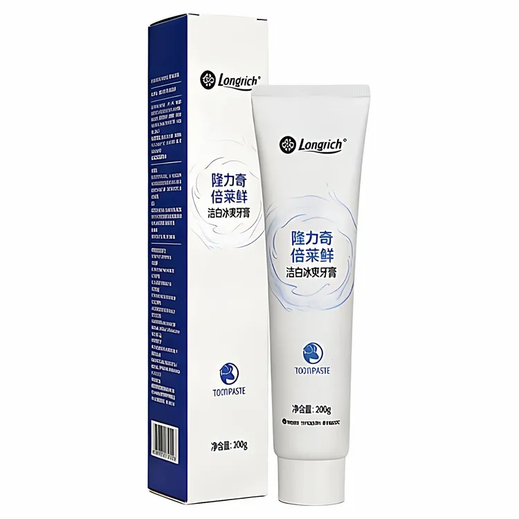 隆力奇倍莱鲜洁白冰爽牙膏去口气烟渍牙美白除口臭清新口气牙膏