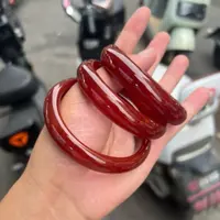 【红玛瑙手镯】 红宝光玛瑙手镯多样性发货拍一发一