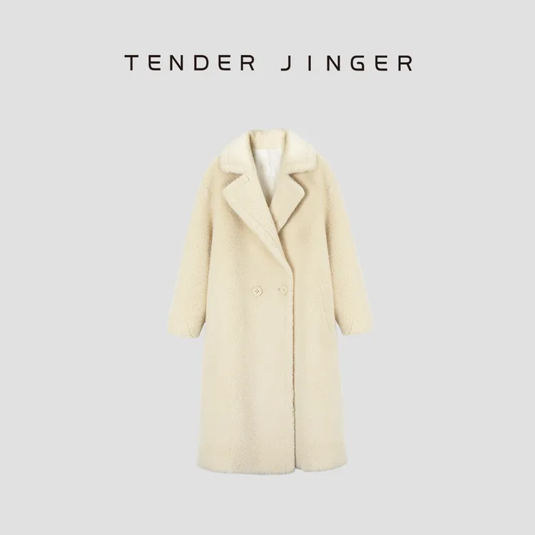 Tender Jinger【X有吾WU·D武学凯】气质绵羊毛大衣T54MDD30863