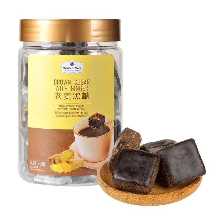 山姆老姜黑糖老姜红糖460克女生例假方便姜汁暖宫煲汤冲泡茶红糖