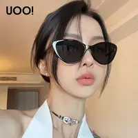 uoobox猫眼墨镜女防晒2025新款高级感太阳眼镜防紫外线 TR7212A