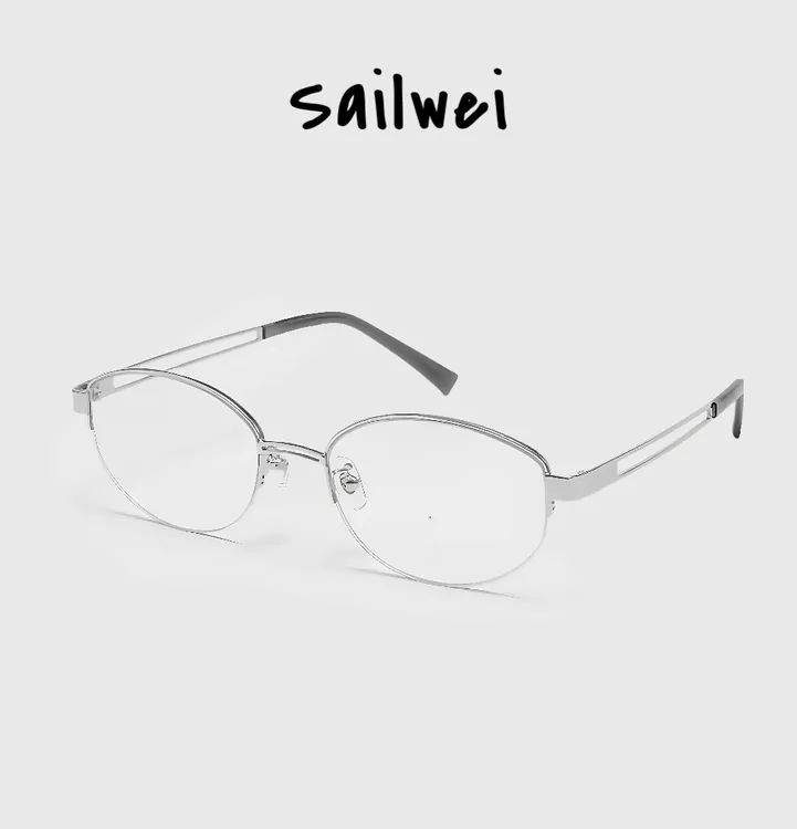 【O2专属】Sailwei复古小脸猫眼半框眼镜白领高级感眼镜框架