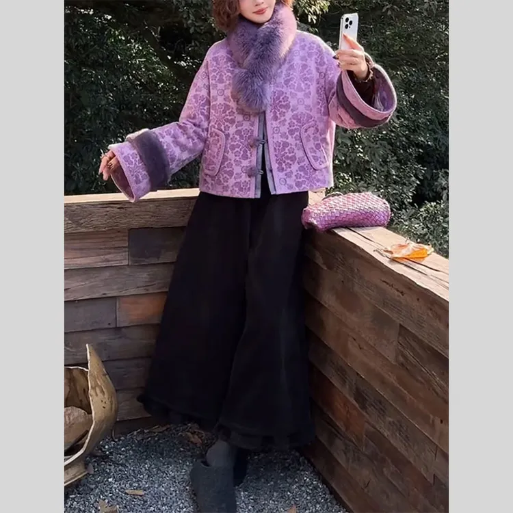 新中式国风巨好看的初冬外套2025秋冬新款今年流行爆款复古上衣女