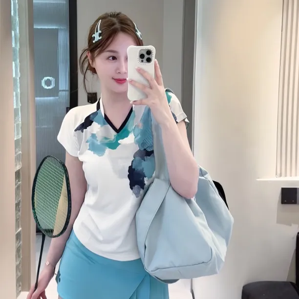 马来西亚公开赛球服羽毛球大赛服男女款运动上衣训练T恤