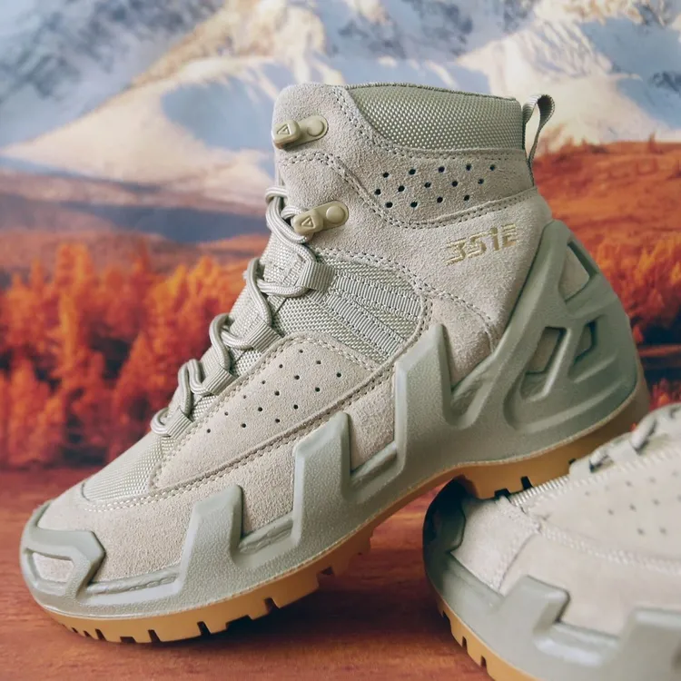 际华3512户外中帮徒步登山作战战术登山鞋沙漠防水耐磨透气防滑男