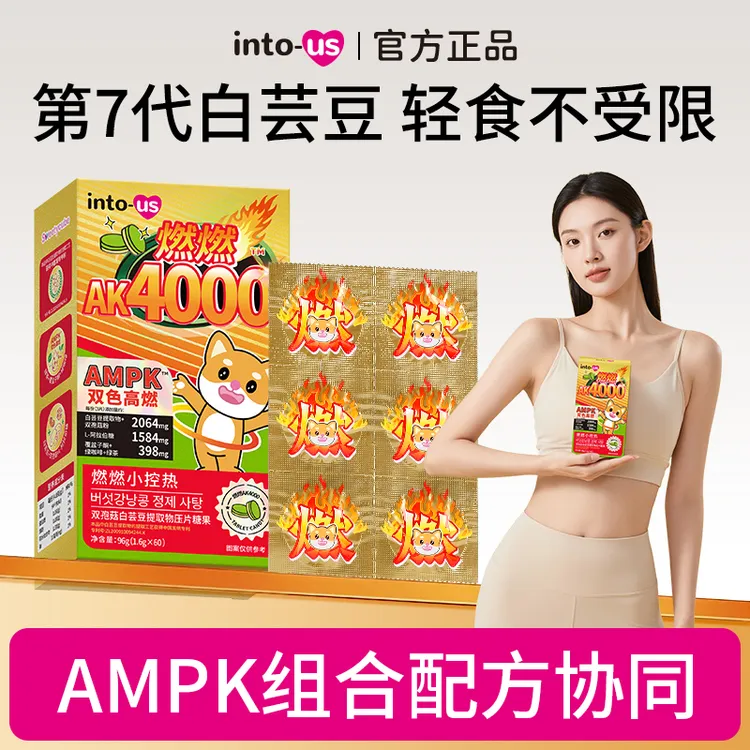 【专属】INTOUS燃燃AK4000白芸豆碳水糖油美食懒人自律餐前控控旅行装L