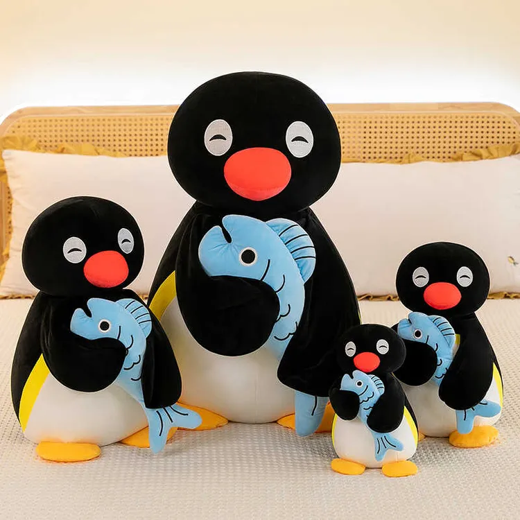 pingu小企鹅公仔毛绒玩具可爱睡觉抱玩偶布娃娃男女孩生日礼物