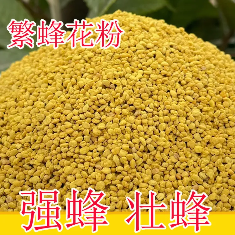 蜜蜂百花粉新鲜青海油菜花粉喂蜂专用中蜂度夏越冬口粮春繁饲料