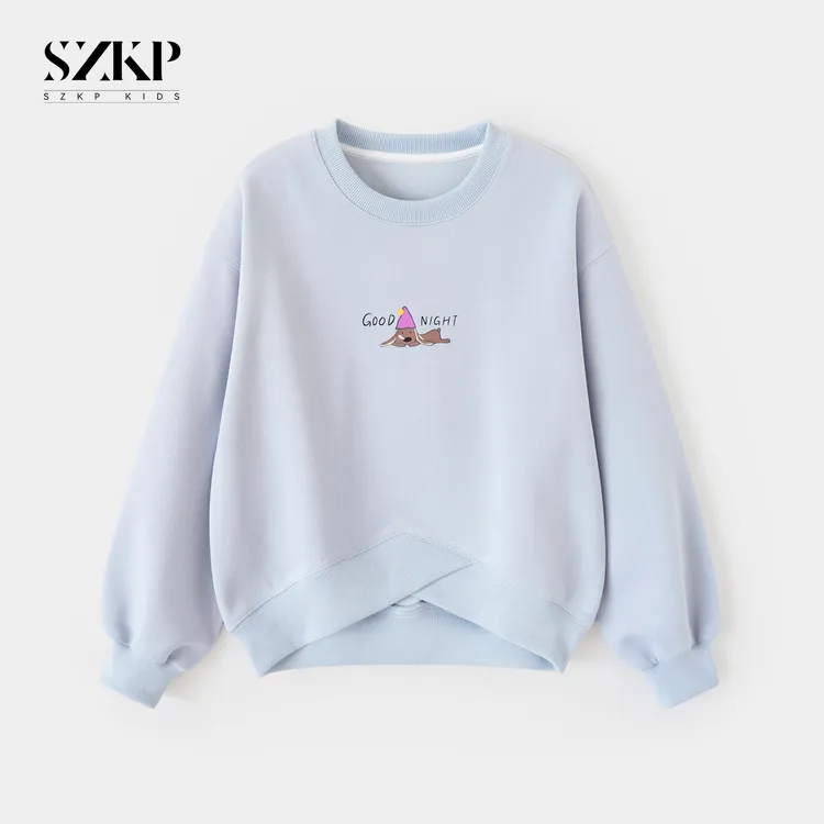 SZKP春季新款女童装女宝上衣中大童儿童潮款休闲卫衣YNYC550125