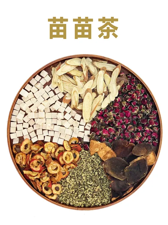 【苗苗茶】陈皮山楂玫瑰伏苓荷叶天然材料全身茶【10小包装】