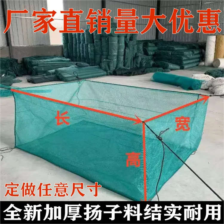 10目40目加盖育苗鱼苗幼苗泥鳅黄鳝孵养殖加厚防逃网箱存鱼网箱