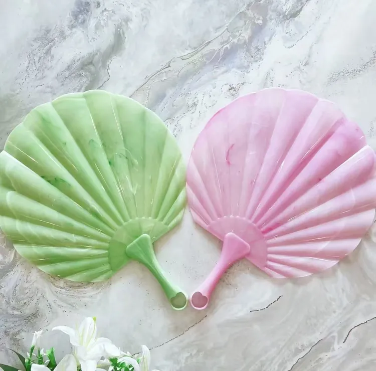 新款流纹扇子轻巧便携式手握蒲扇夏季驱蚊扇子清新手摇扇