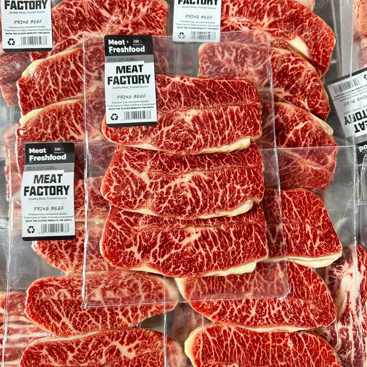 原切牛排澳洲558金和牛M8-9+板腱牡蛎肉片烤肉片牛排煎烤涮火锅