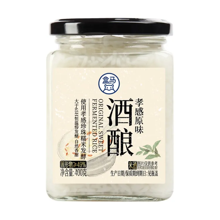 盒马孝感原味酒酿400g恒温慢发酵自然香甜零蔗糖口感软糯零脂肪