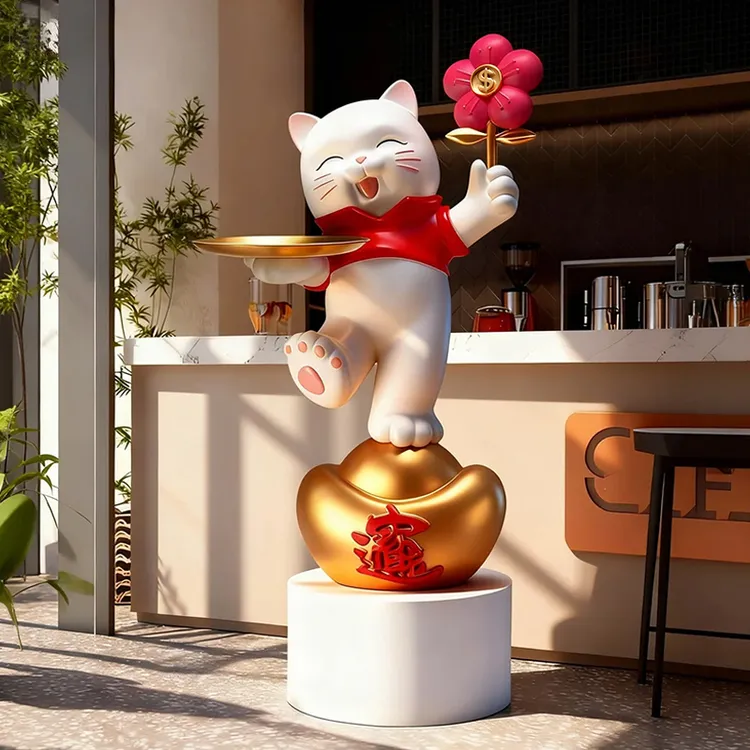 招财猫新店开业大气礼物2025爆款音响上档次店铺前台搬家乔迁送人